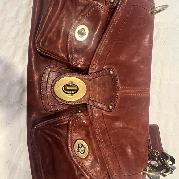 Coach 65th Anniversary Mahogany Red Vachetta Leather Limited Edition with Wallet - Picture 11 of 15